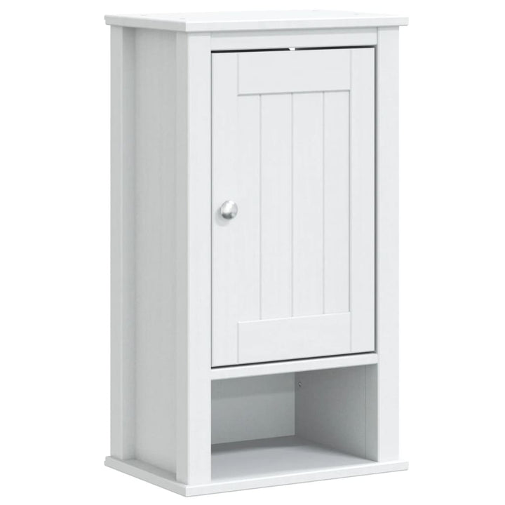 vidaXL Bathroom Furniture Set Storage Sink Cabinet Mirror BERG Solid Wood Pine-62