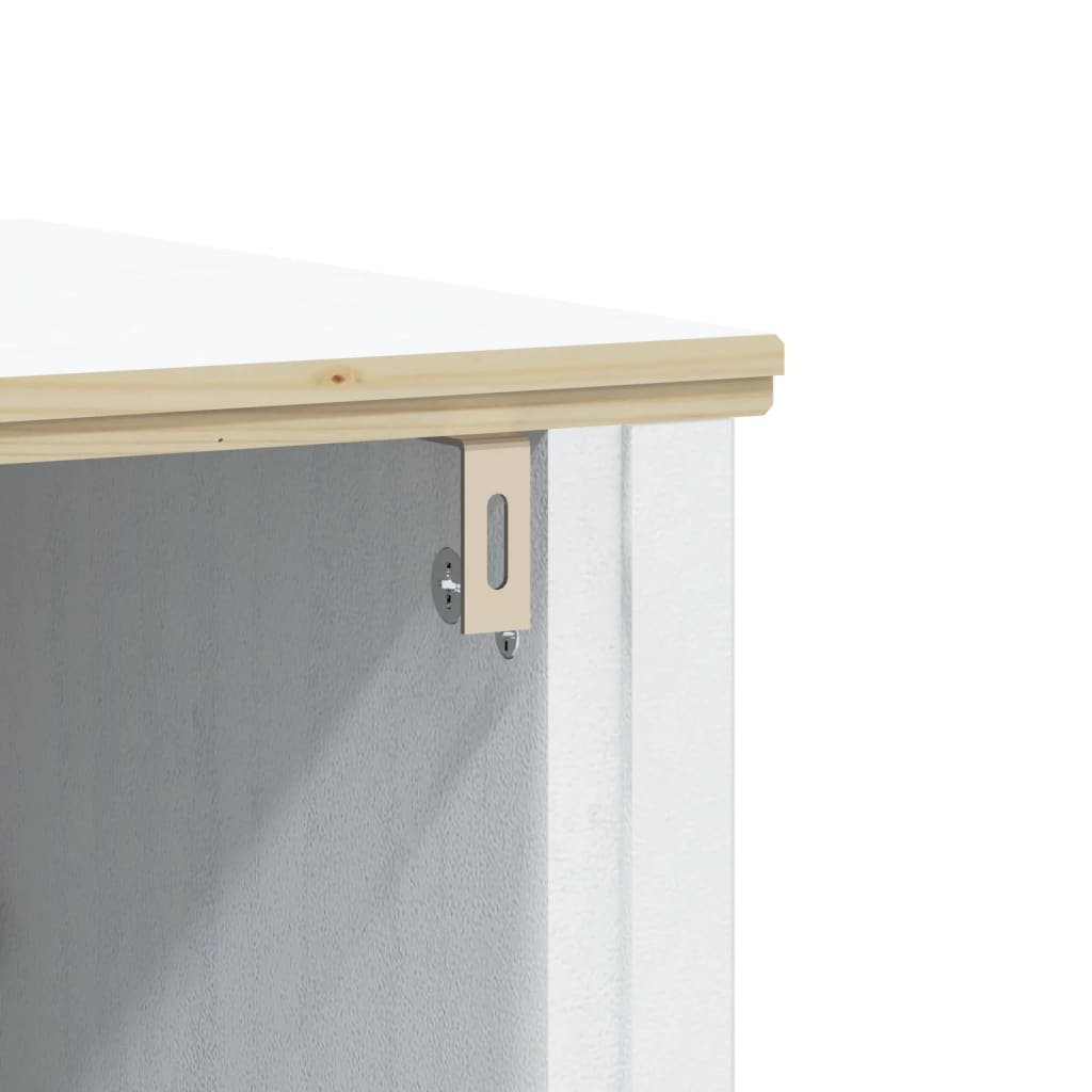 vidaXL Bathroom Furniture Set Storage Sink Cabinet Mirror BERG Solid Wood Pine-2