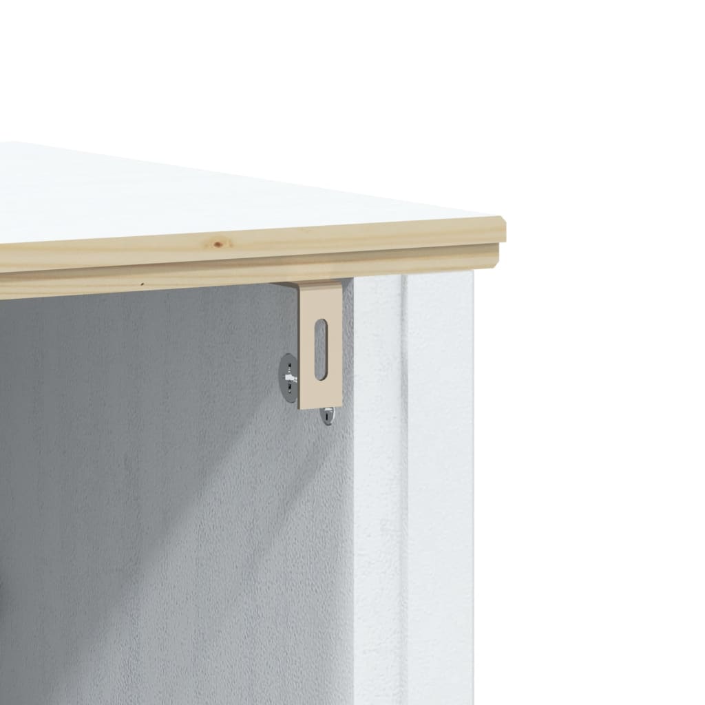 vidaXL Bathroom Furniture Set Storage Sink Cabinet Mirror BERG Solid Wood Pine-88