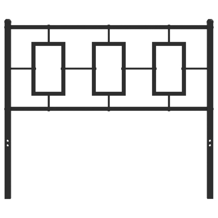 vidaXL Metal Headboard with Back Support Bed Header Single Bedroom Furniture-1