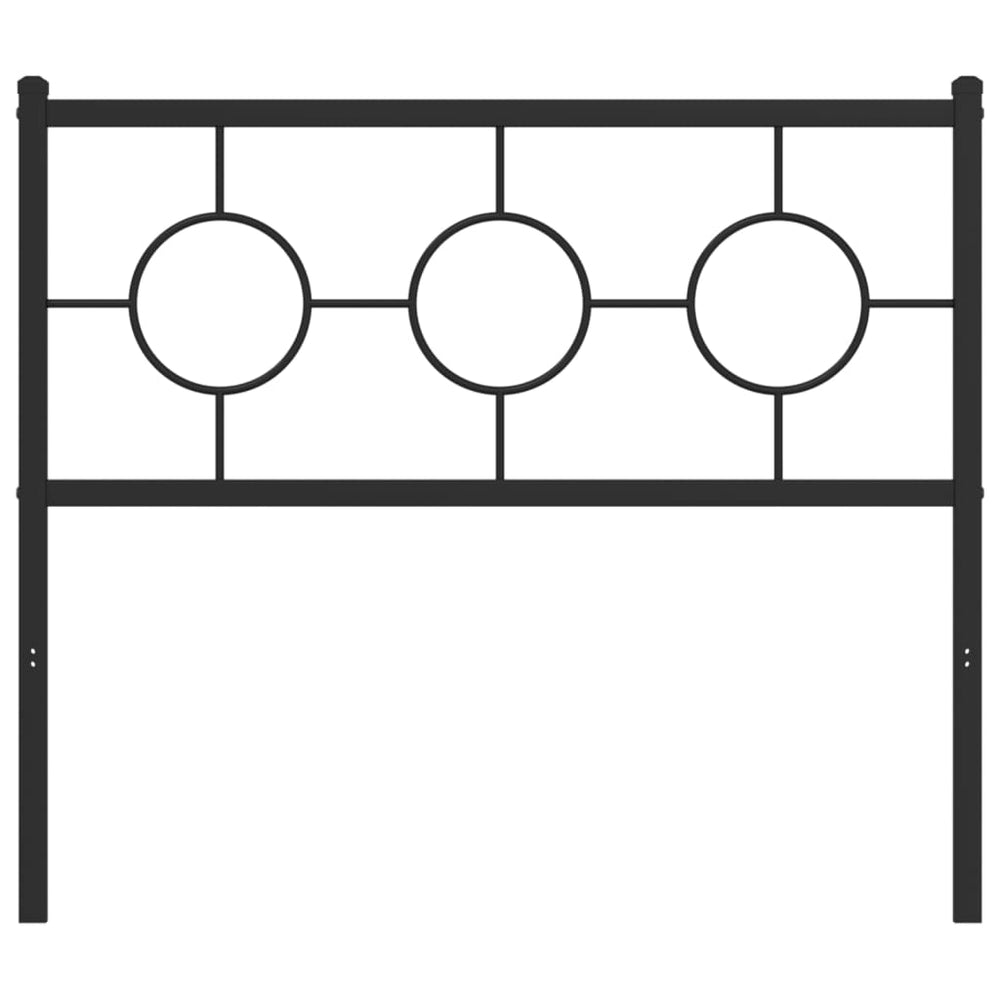 vidaXL Metal Headboard with Back Support Bed Header Home Bedroom Furniture-1