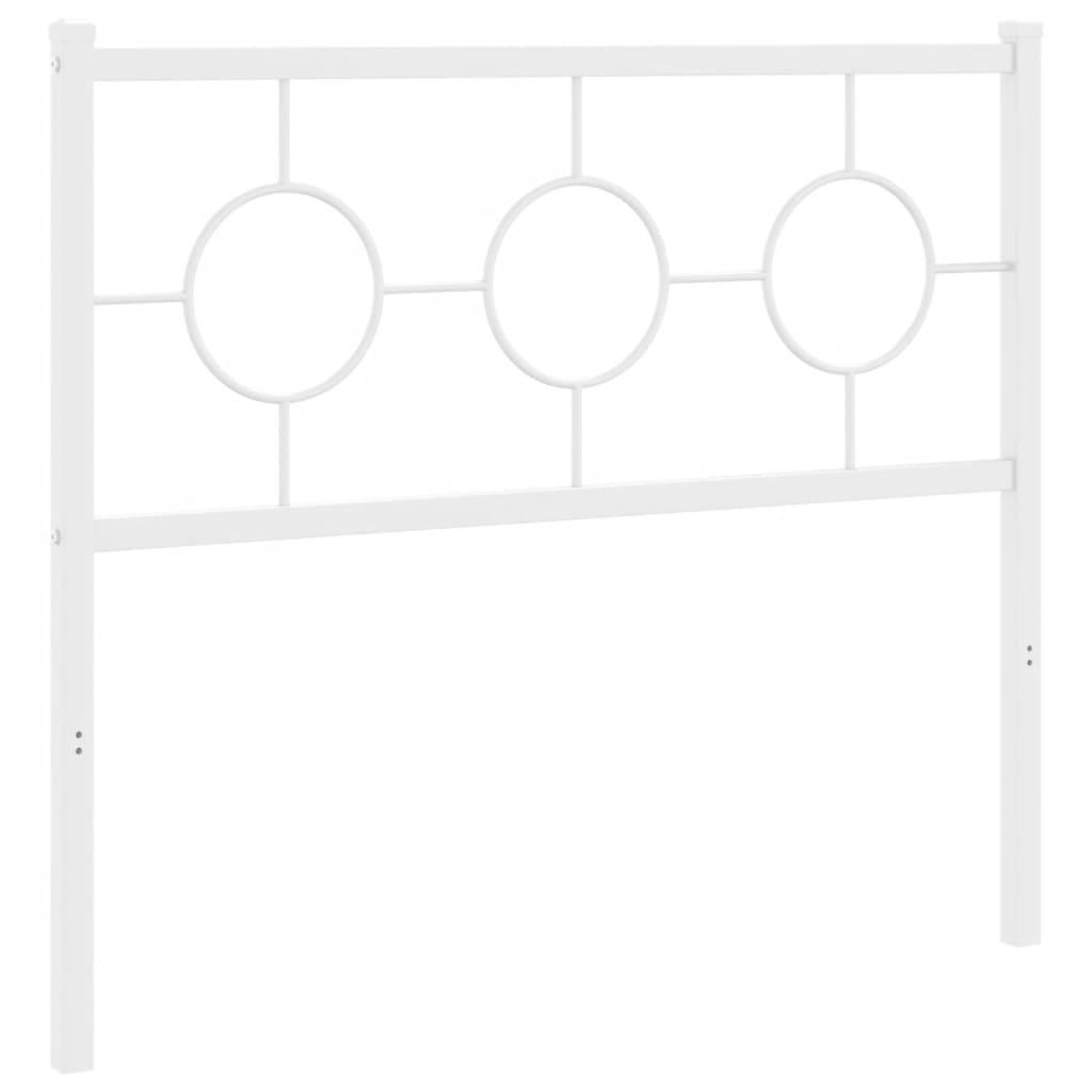 vidaXL Metal Headboard with Back Support Bed Header Home Bedroom Furniture-2