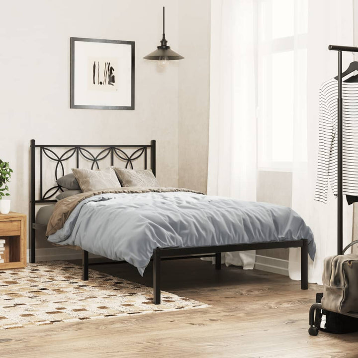 vidaXL Metal Headboard Bed Header with Back Support Home Bedroom Furniture-2