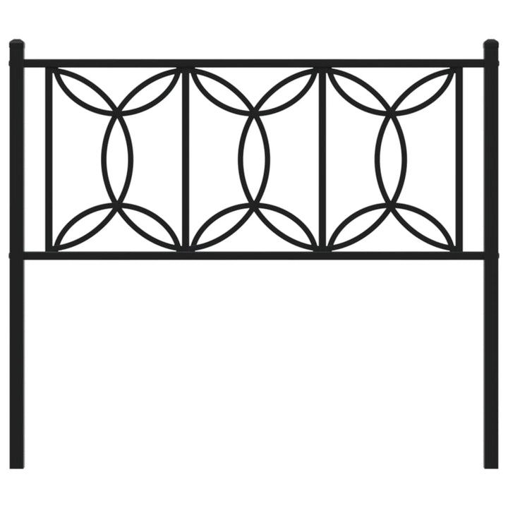 vidaXL Metal Headboard Bed Header with Back Support Home Bedroom Furniture-3