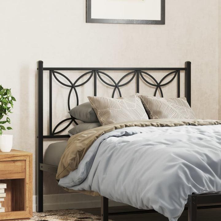 vidaXL Metal Headboard Bed Header with Back Support Home Bedroom Furniture-0