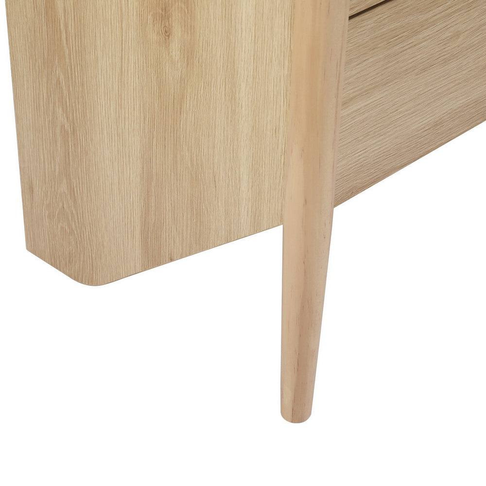 Artiss 4 Chest of Drawers - INEZ Oak-3