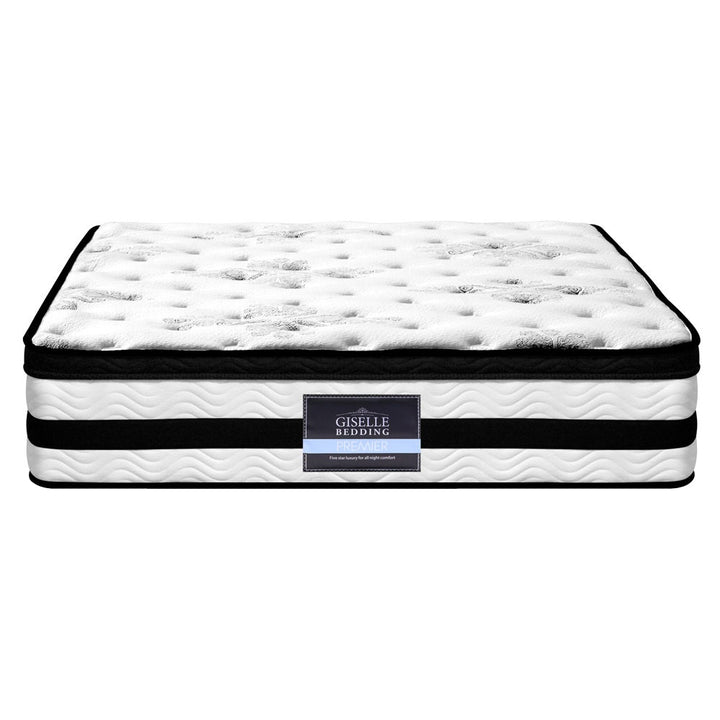 Giselle Bedding Algarve Euro Top Pocket Spring Mattress 34cm Thick –