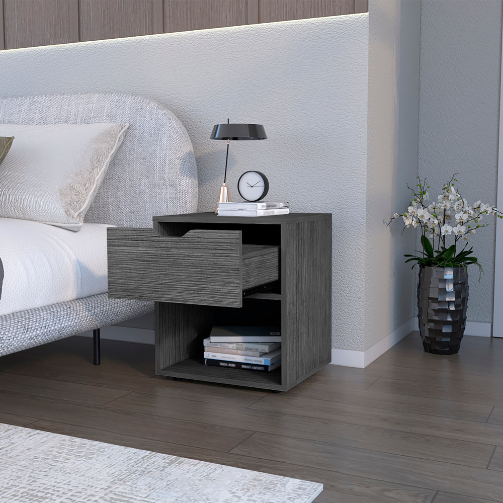 Nightstand Altheimer, Bedroom, Light Gray-1