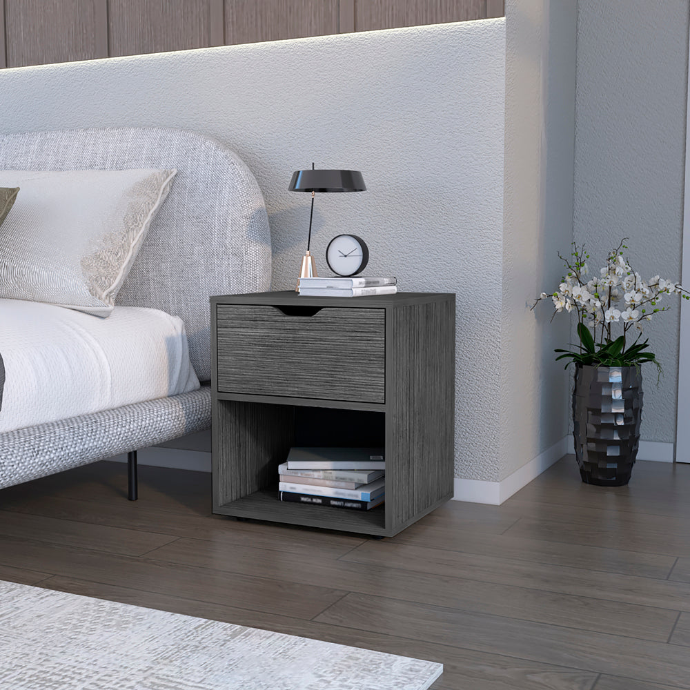 Nightstand Altheimer, Bedroom, Light Gray-0