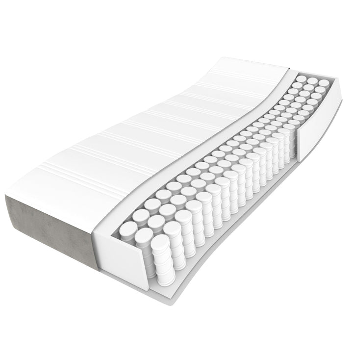 vidaXL Bed Frame Box Spring Platform Bed with Mattress for Bedroom Velvet-31