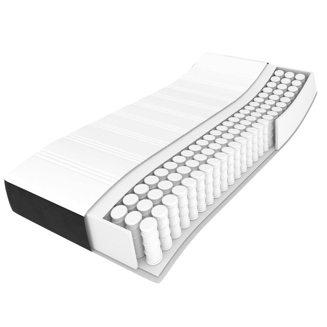vidaXL Bed Frame Box Spring Platform Bed with Mattress for Bedroom Velvet-22