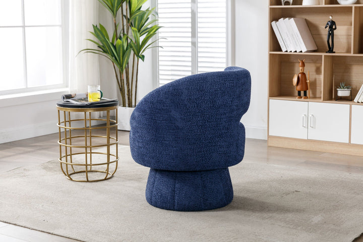 360 Degree Swivel Cuddle Barrel Accent Chairs-3