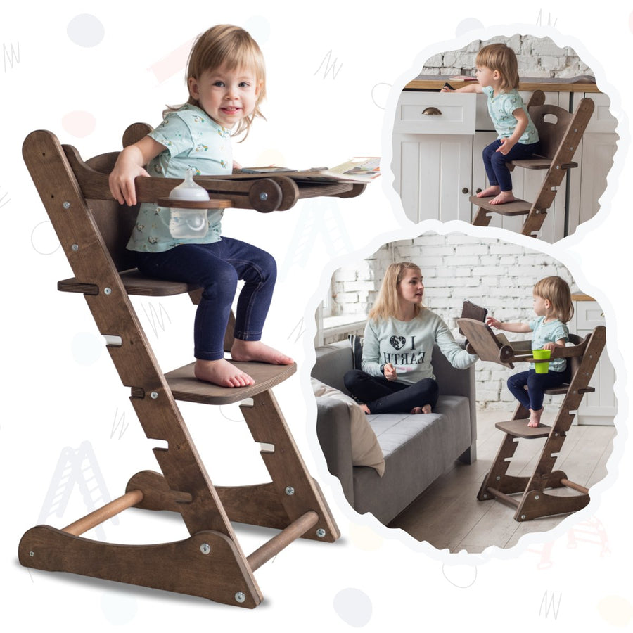 Growing Chair for Babies - Chocolate-0