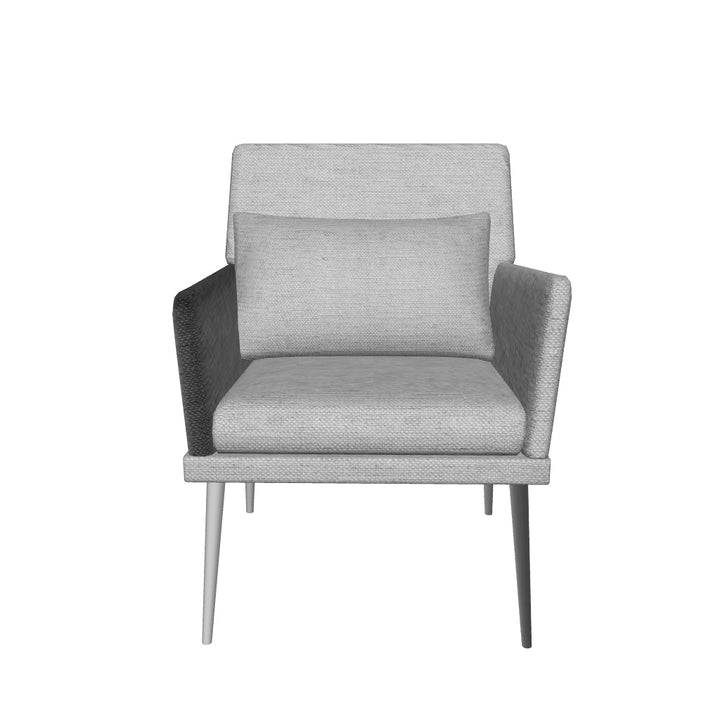 vidaXL Velvet Accent Chair with Arms - Modern Single Sofa for Living Room Comfort