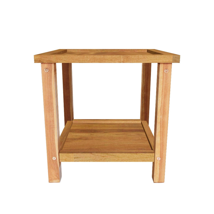 vidaXL Solid Wood Acacia Side Table, Stylish and Functional for Indoor and Outdoor Use