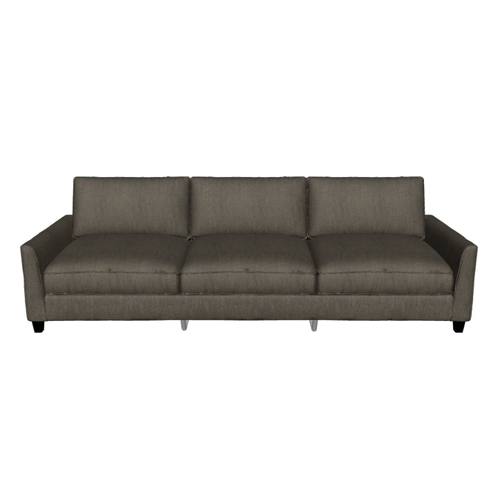 vidaXL 3-Seater Sofa - Modern Upholstered Sofa with Durable Fabric in Dark Gray