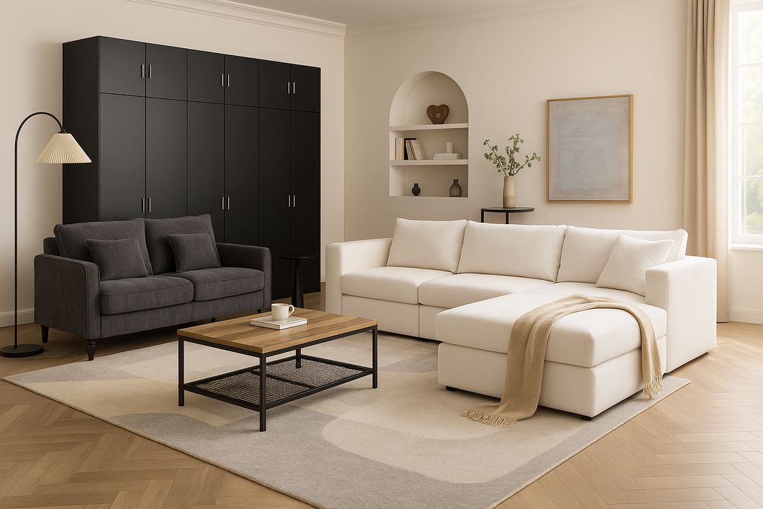 Modern Modular Living & Storage Furniture Bundle