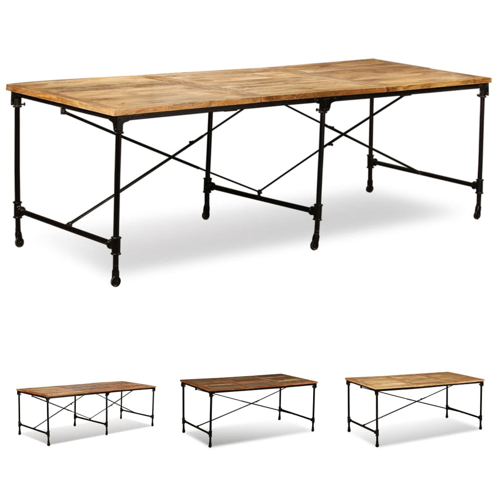 vidaXL Dining Table Kitchen Table Home Dining Room Table Solid Reclaimed Wood-1