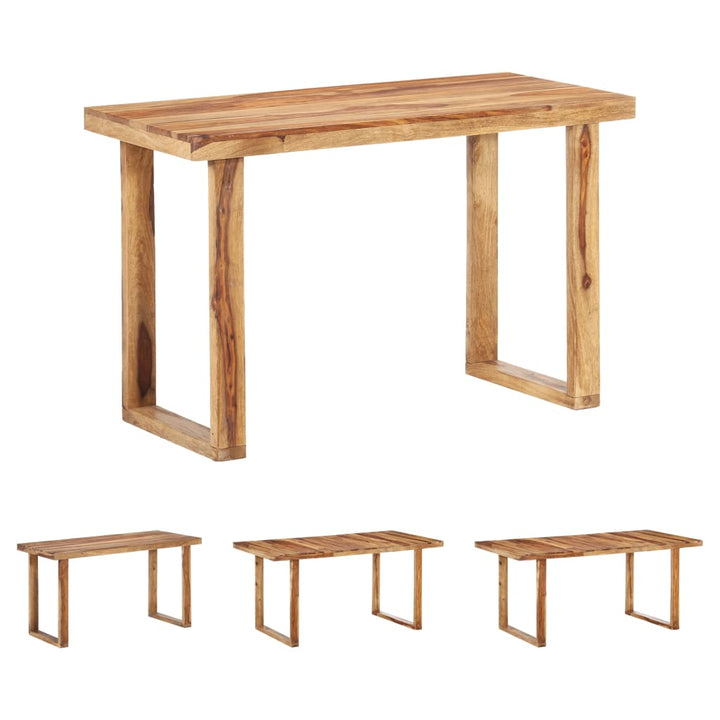 vidaXL Dining Table Kitchen Table Dining Room Dinner Table Solid Wood Sheesham-27