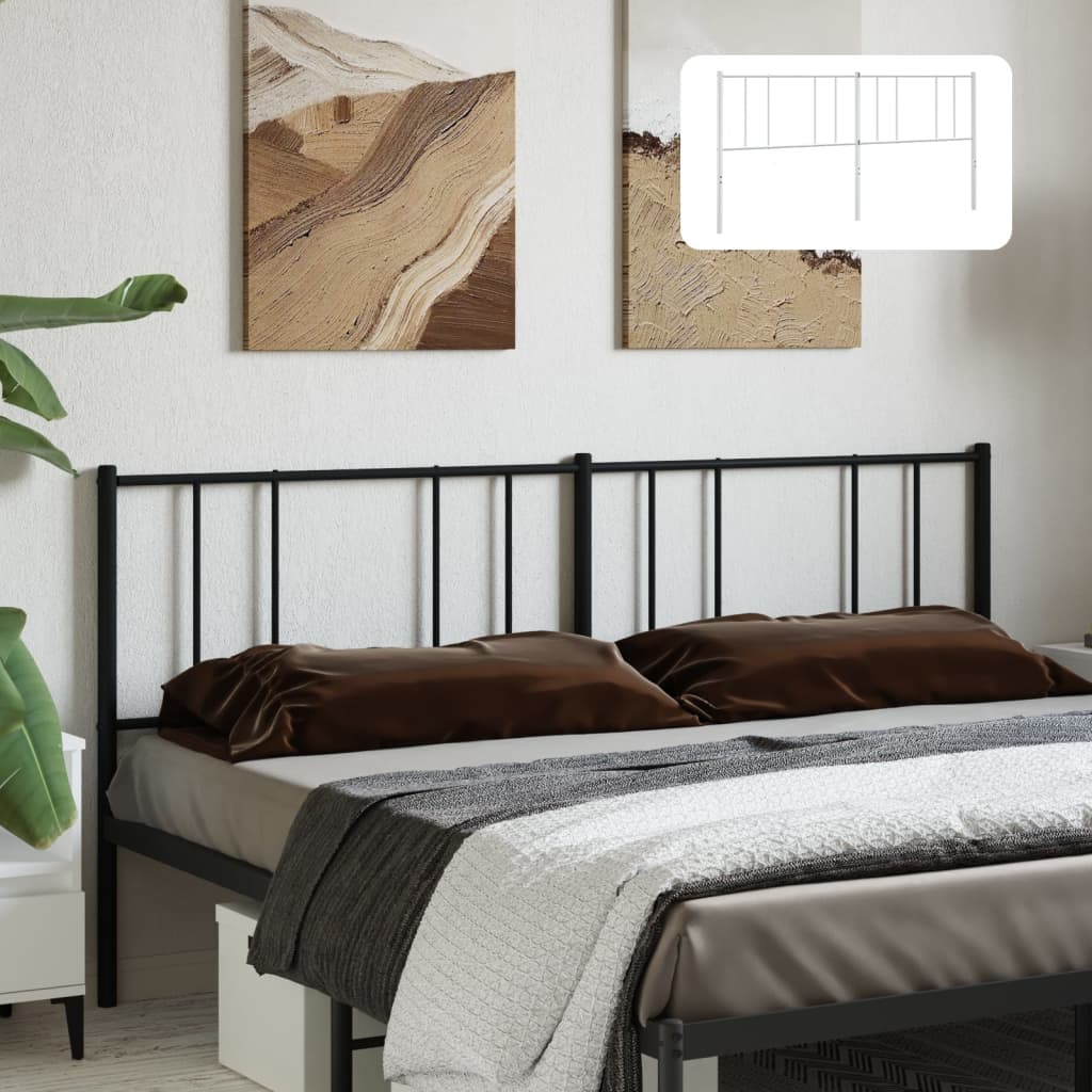 vidaXL Headboard Bed Header with Steel Back Support for Bedroom Furniture-40
