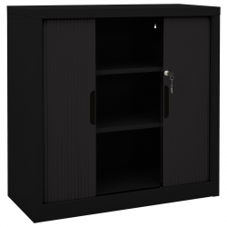 vidaXL Storage Cabinet Sideboard Accent Buffet Cabinet for Entryway Steel-25