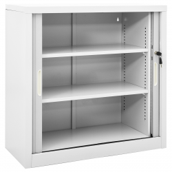vidaXL Storage Cabinet Sideboard Accent Buffet Cabinet for Entryway Steel-2