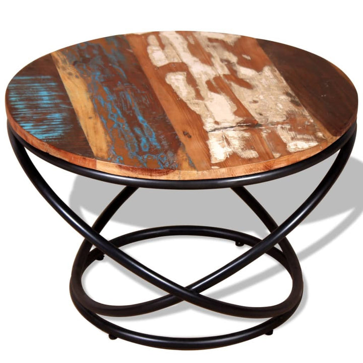 vidaXL Coffee Table Solid Reclaimed Wood 23.6"x23.6"x15.7"-5