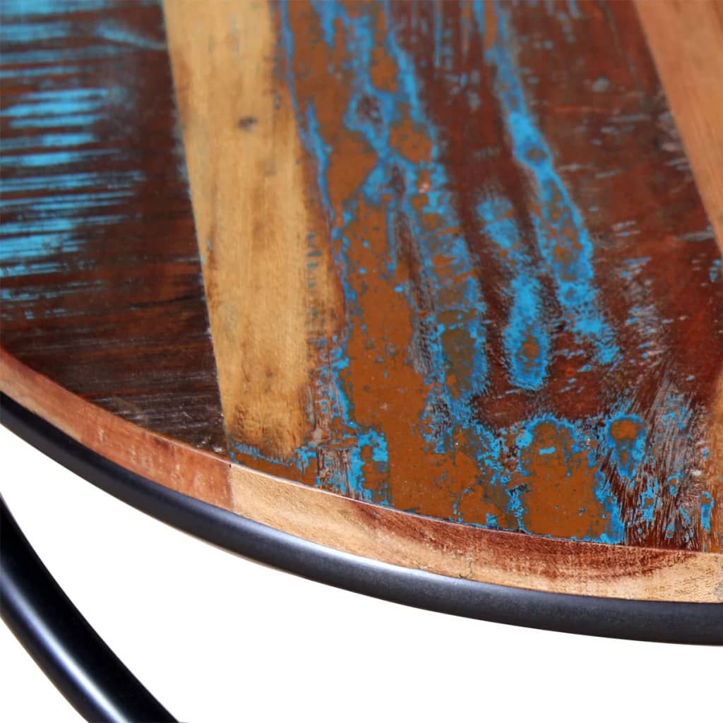 vidaXL Coffee Table Solid Reclaimed Wood 23.6"x23.6"x15.7"-6
