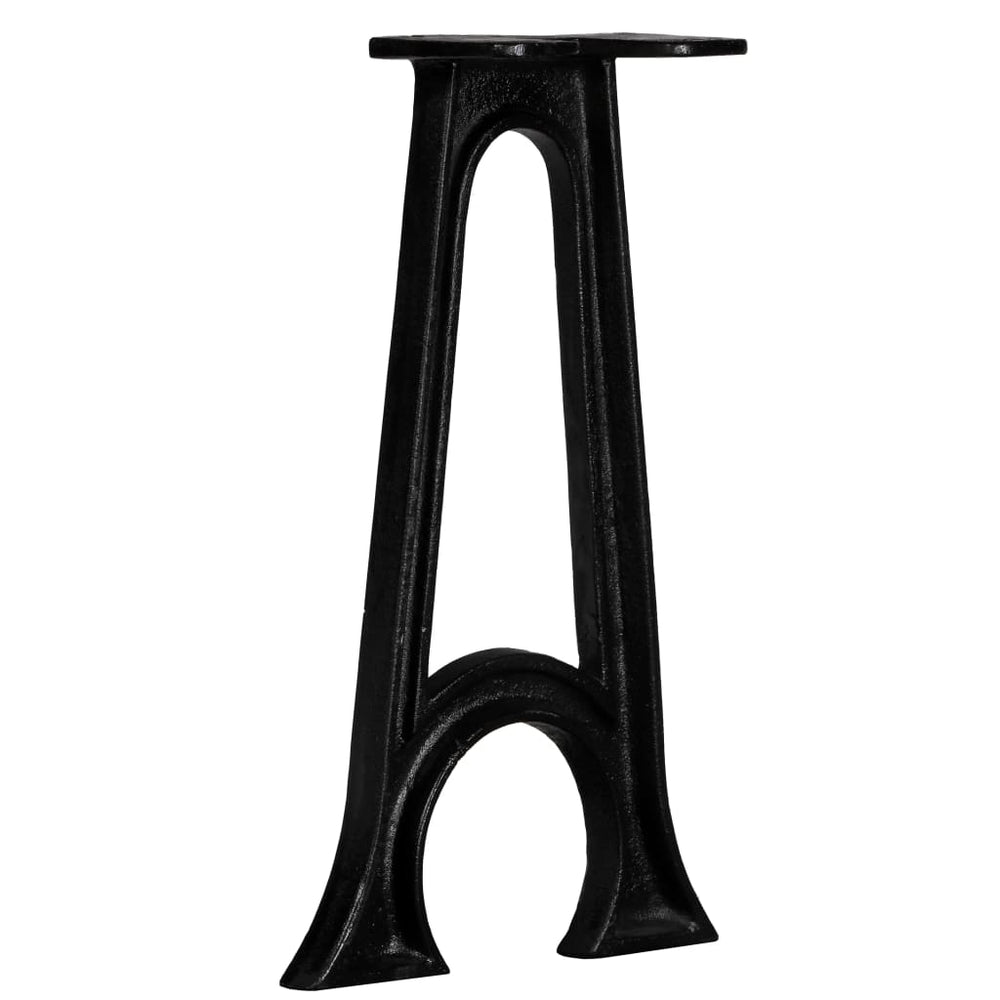 vidaXL Bench Legs 2 pcs with Arched Base A-Frame Cast Iron-1
