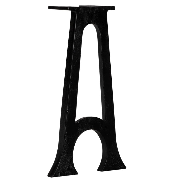 vidaXL Bench Legs 2 pcs with Arched Base A-Frame Cast Iron-2