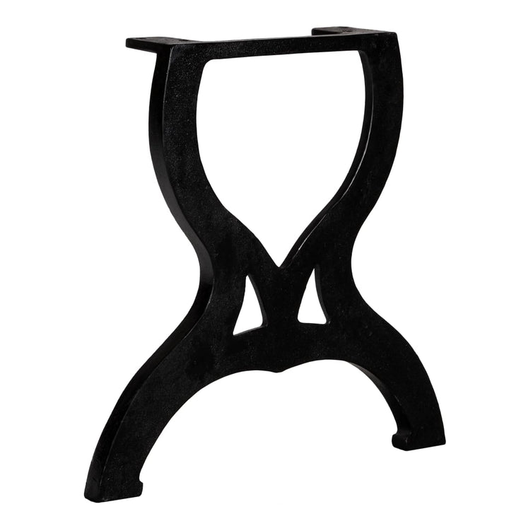 vidaXL Coffee Table Legs 2 pcs X-Frame Cast Iron-2
