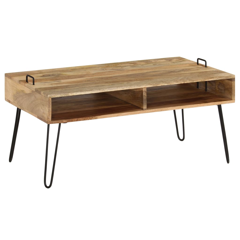 vidaXL Coffee Table Solid Mango Wood 39.4"x23.6"x17.7"-9