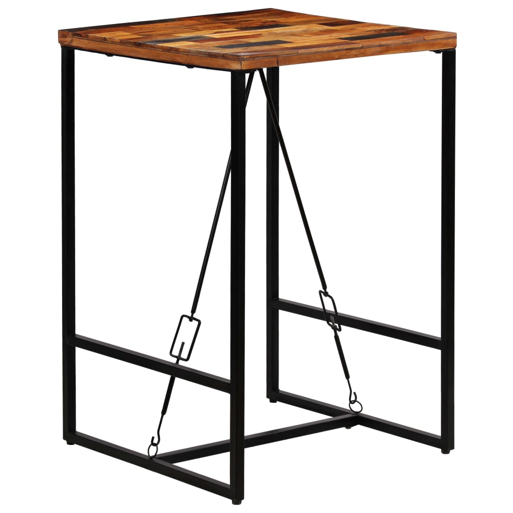 vidaXL Bar Table Pub Table Bistro Table for Dining Room Solid Reclaimed Wood-4