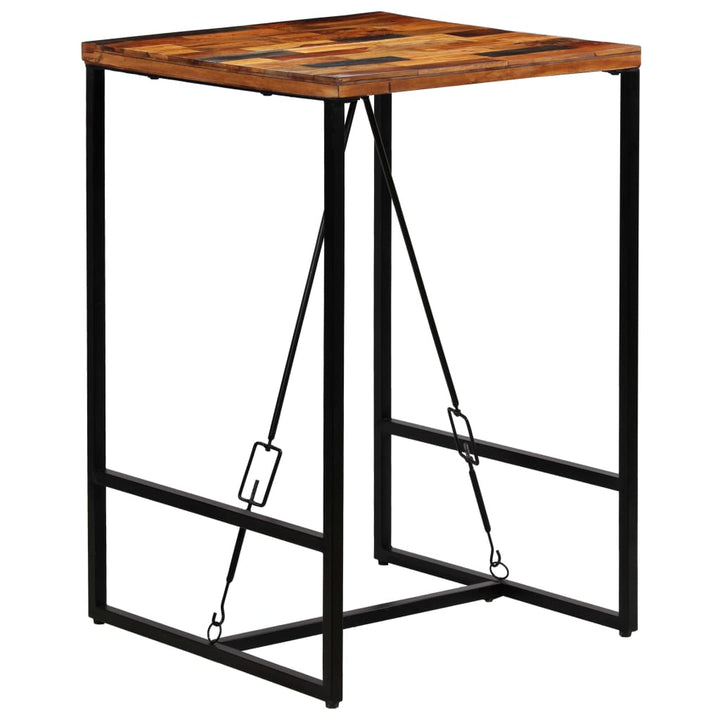 vidaXL Bar Table Pub Table Bistro Table for Dining Room Solid Reclaimed Wood-4