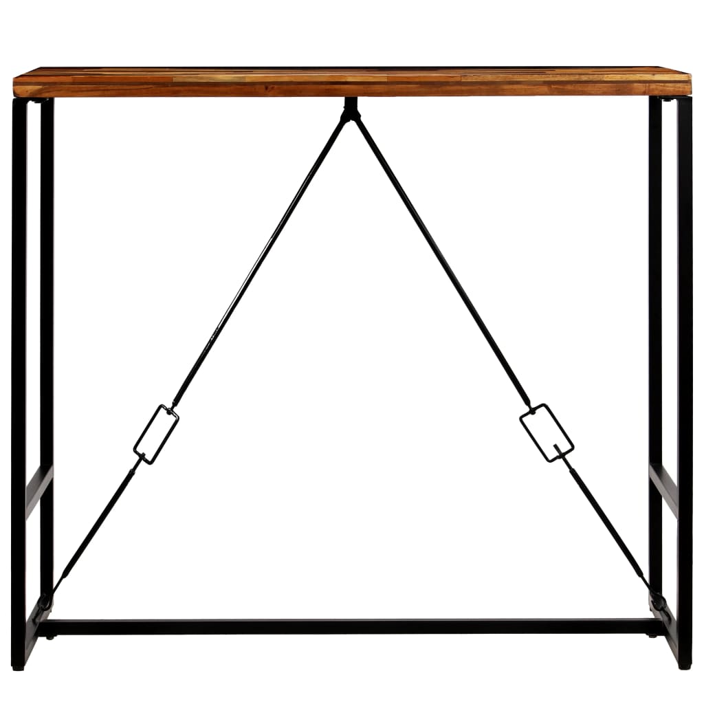 vidaXL Bar Table Pub Table Bistro Table for Dining Room Solid Reclaimed Wood-1