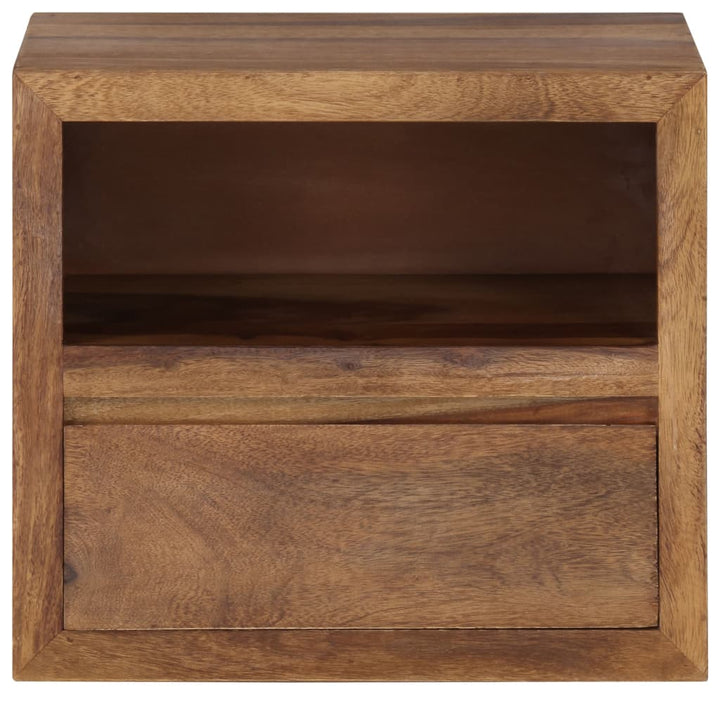vidaXL Bedside Table Solid Sheesham Wood 15.7"x11.8"x13.8"-11