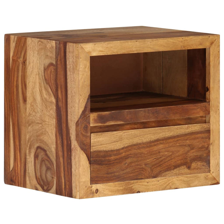 vidaXL Bedside Table Solid Sheesham Wood 15.7"x11.8"x13.8"-10