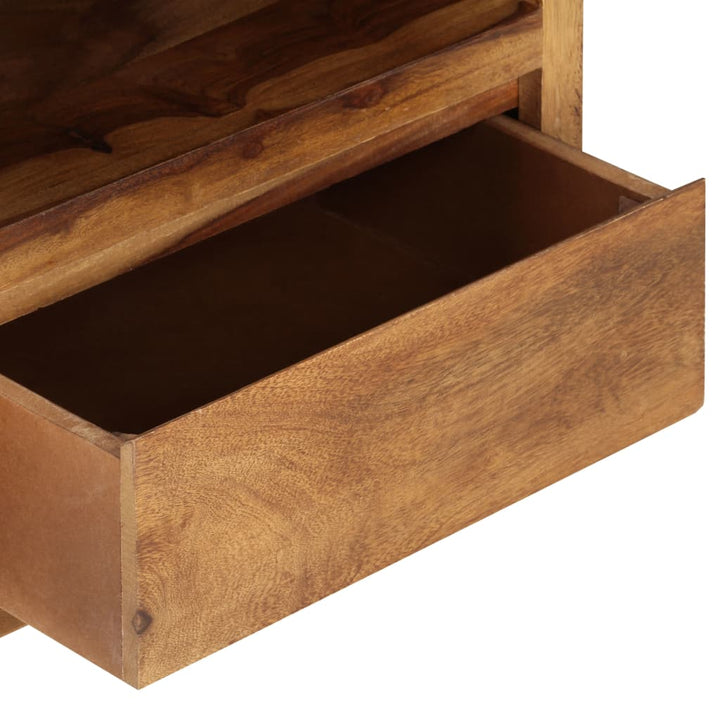 vidaXL Bedside Table Solid Sheesham Wood 15.7"x11.8"x13.8"-4