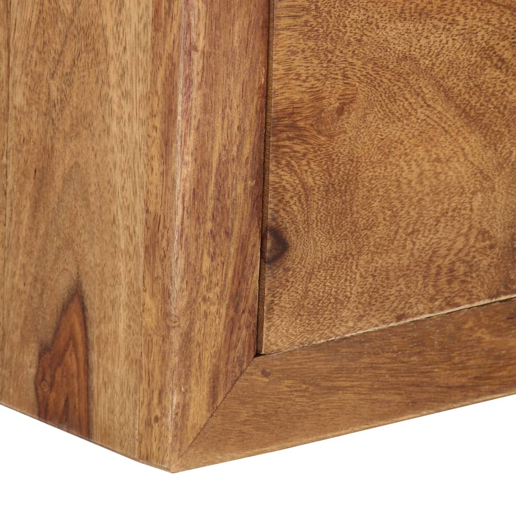 vidaXL Bedside Table Solid Sheesham Wood 15.7"x11.8"x13.8"-5