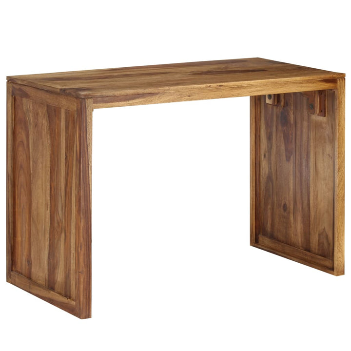 vidaXL Writing Table Solid Sheesham Wood 43.3"x21.7"x29.9"-3