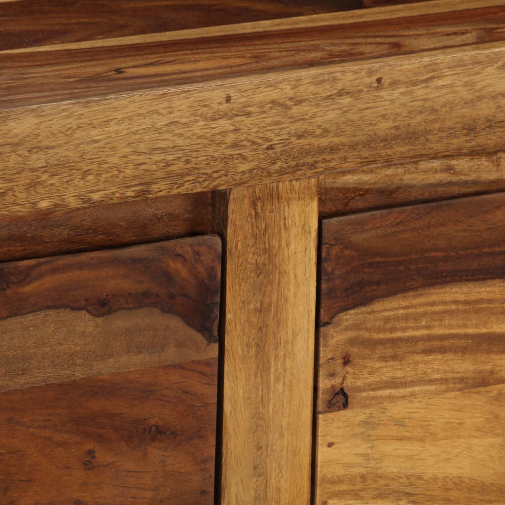 vidaXL Drawer Cabinet Solid Sheesham Wood 63"x15.7"x31.5"-5