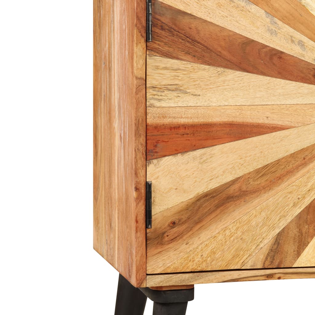 vidaXL Sideboard Solid Mango Wood 33.5"x11.8"x29.5"-4