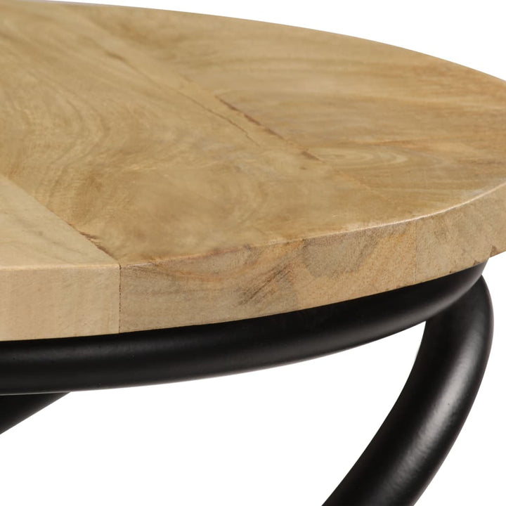 vidaXL End Table Solid Mango Wood 15.7"x19.7"-5