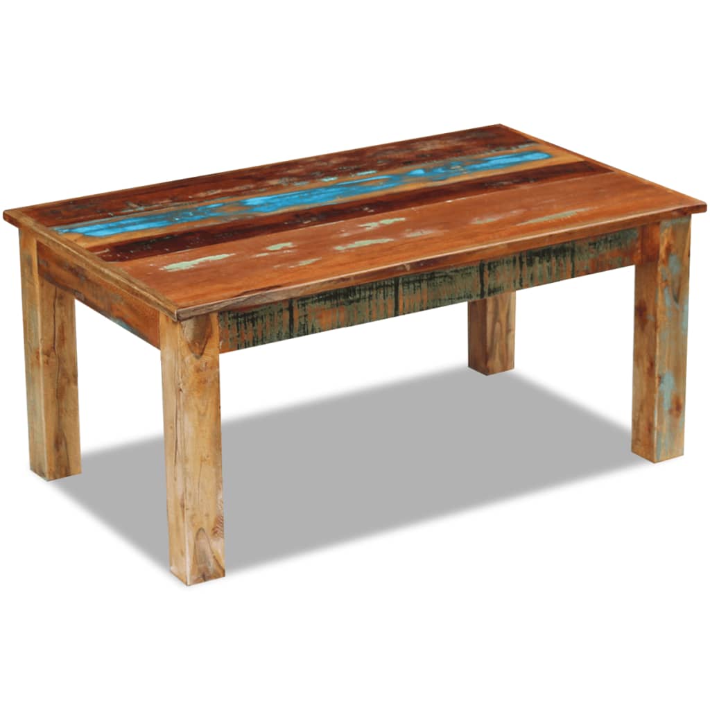 vidaXL Coffee Table Solid Reclaimed Wood 39.4"x23.6"x17.7"-0