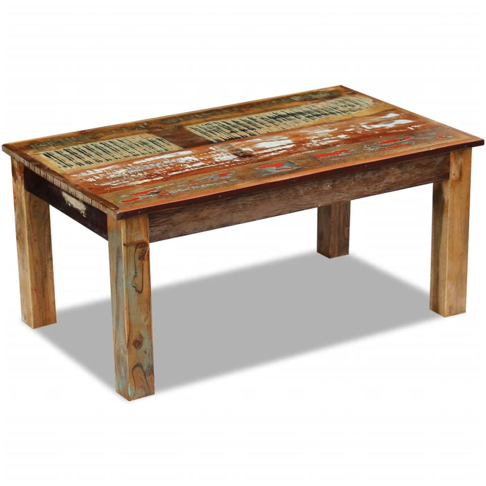 vidaXL Coffee Table Solid Reclaimed Wood 39.4"x23.6"x17.7"-1