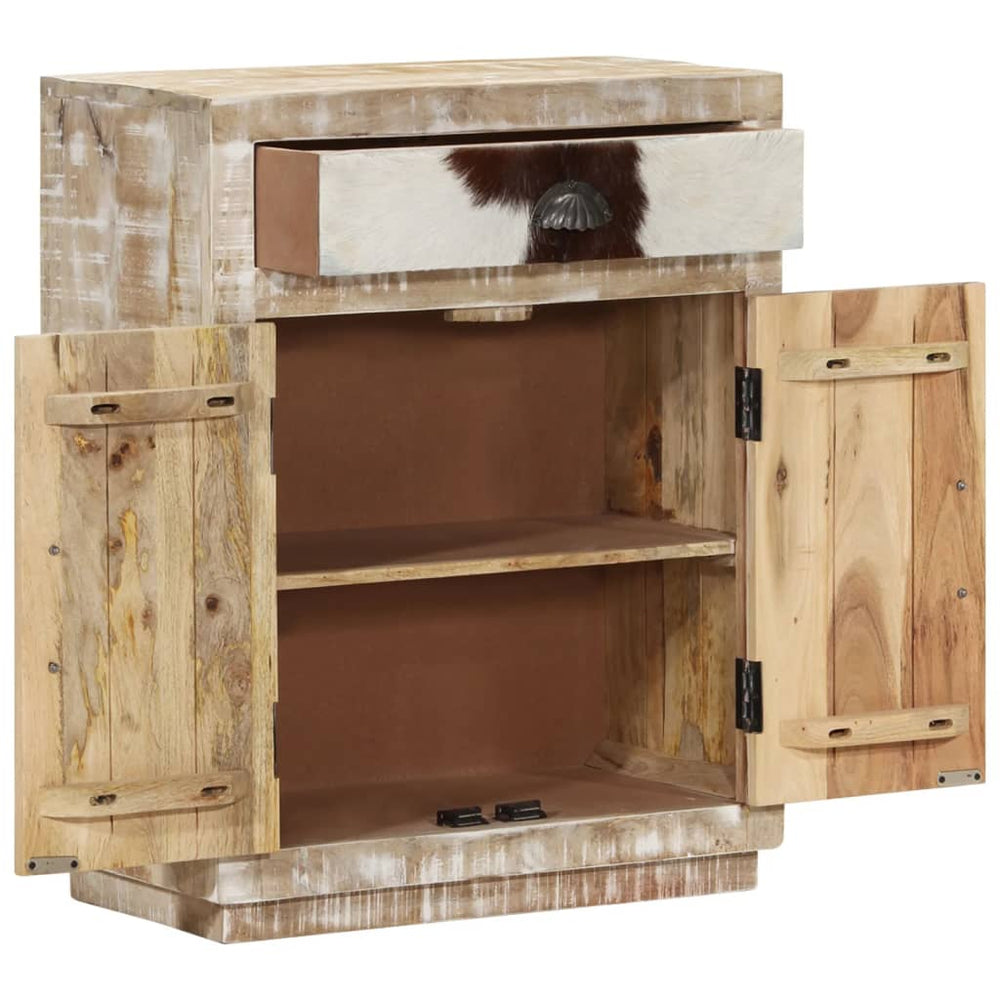 vidaXL Sideboard Buffet Storage Side Cabinet for Living Room Solid Wood Mango-1