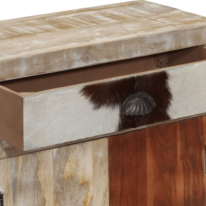 vidaXL Sideboard Buffet Storage Side Cabinet for Living Room Solid Wood Mango-6