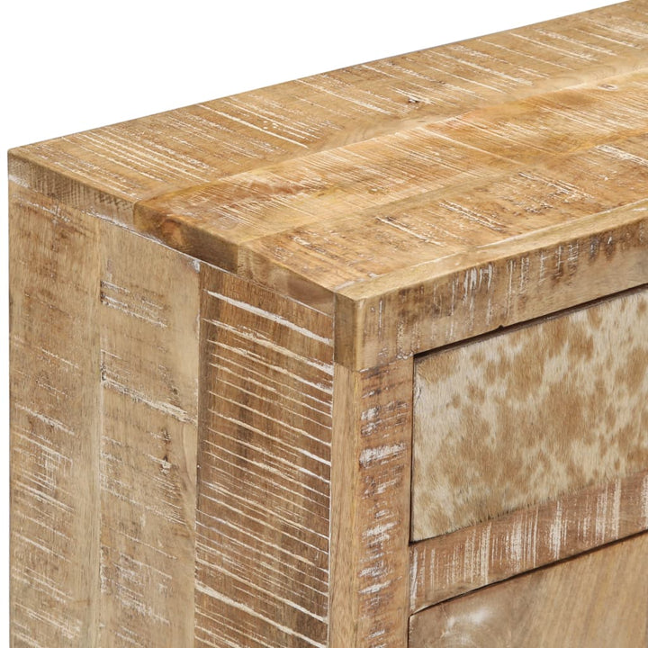vidaXL Sideboard Buffet Storage Side Cabinet for Living Room Solid Wood Mango-7