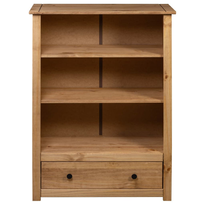vidaXL Bookshelf Bookcase Decor Shelving Unit Solid Wood Pine Panama Range-15