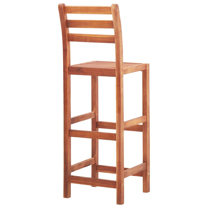 vidaXL Bar Stool Bar Seat Counter Height Stool for Kitchen Pub Solid Wood-6